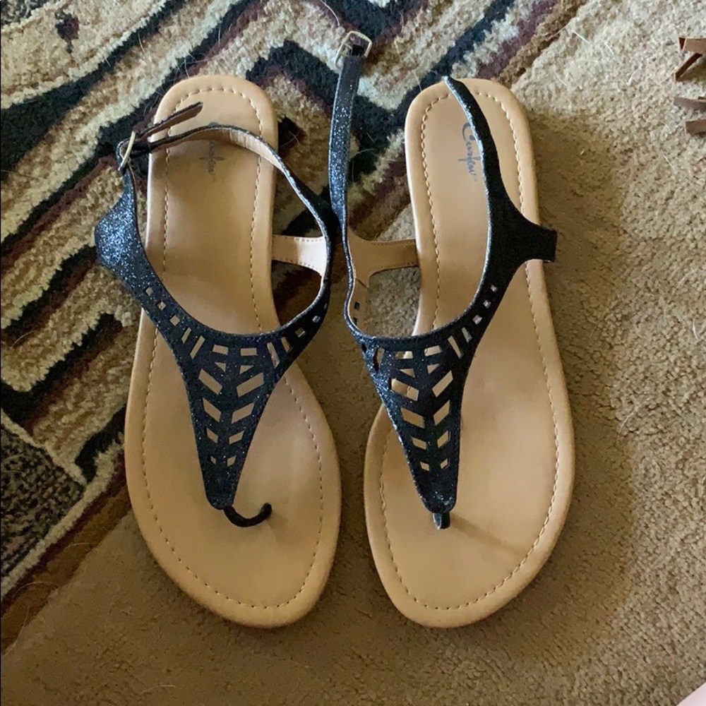 Black sandals